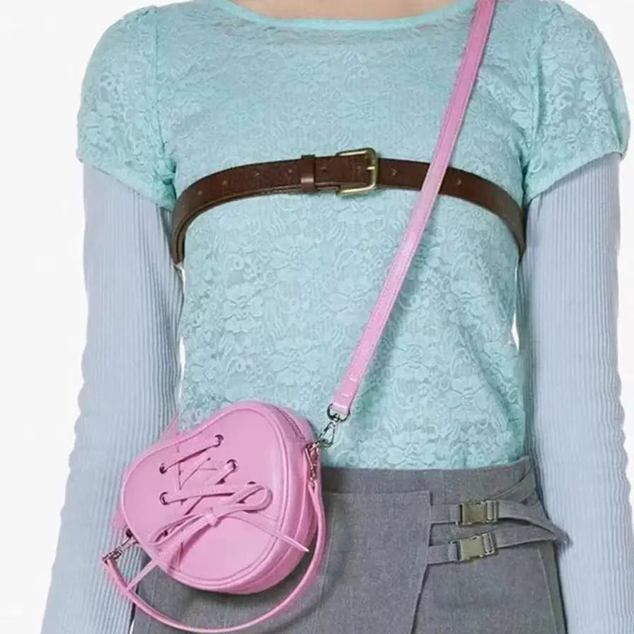 Korean Style Women’s PU Leather Bucket Shoulder Bag