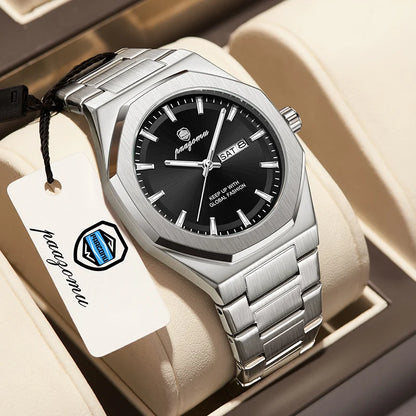 Luxury Stainless Steel Digital Quartz Watch