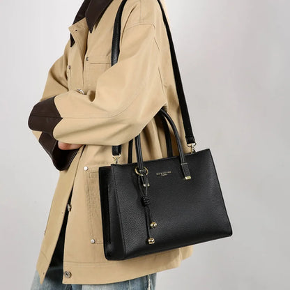 Genuine Leather Large Capacity Tote &amp; Crossbody Handbag for Women