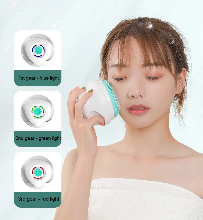 5-in-1 Rechargeable Electric Body Scrubber and Shower Cleaning Brush