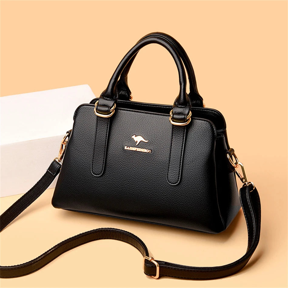 Luxury PU Leather Designer Shoulder &amp; Messenger Bag for Women