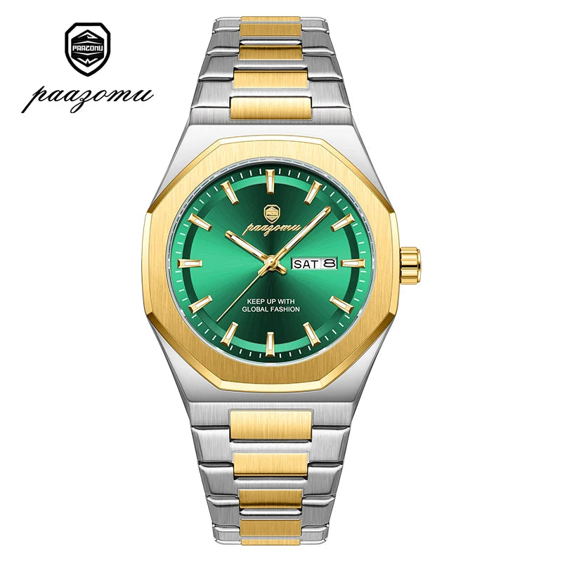 Luxury Stainless Steel Digital Quartz Watch