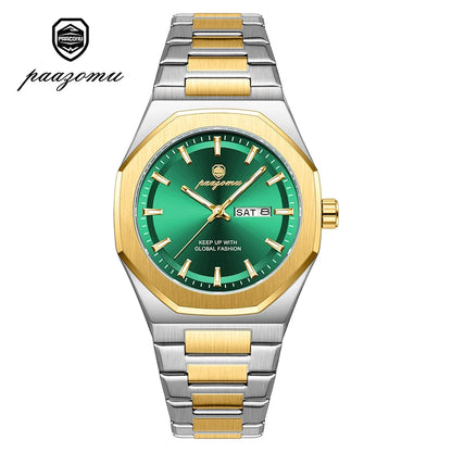 Luxury Stainless Steel Digital Quartz Watch