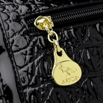 Women’s Crocodile Pattern Baguette Shoulder Bag
