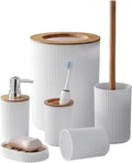 6-Piece Bathroom Accessories Set – Modern Bathroom Organizer for Home & Hotel