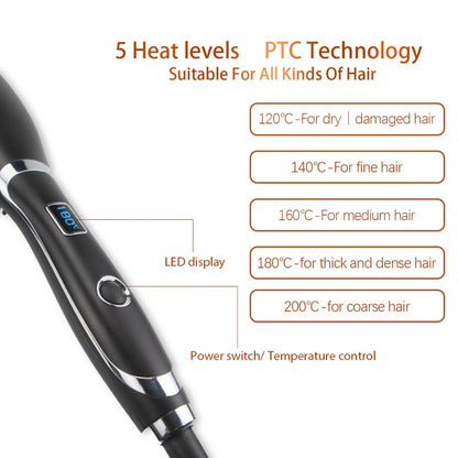  black electric hair brush,