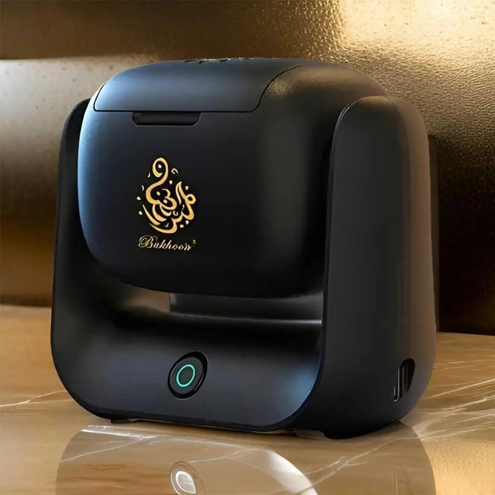 Rotational Incense Burner - 90° Rotation, 1500mAh Battery, Type-C Charging, LED Indicator for Home, Office & Car Use