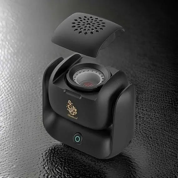 Rotational Incense Burner - 90° Rotation, 1500mAh Battery, Type-C Charging, LED Indicator for Home, Office & Car Use