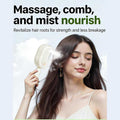 Steam Hair Straightener Brush | Rechargeable Cordless Detangling Comb