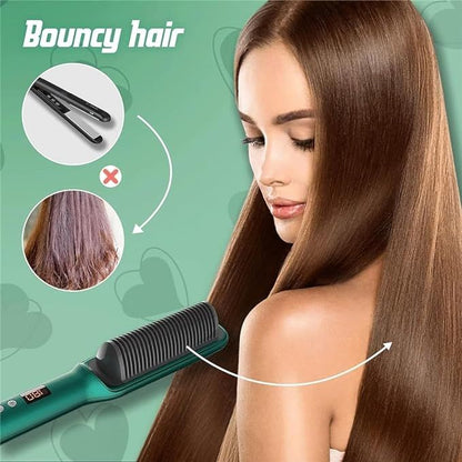 Negative Ion Hair Straightening Comb for Smooth, Frizz-Free Hair