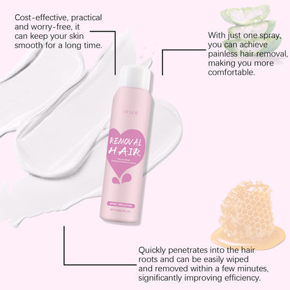 A pink bottle labeled &