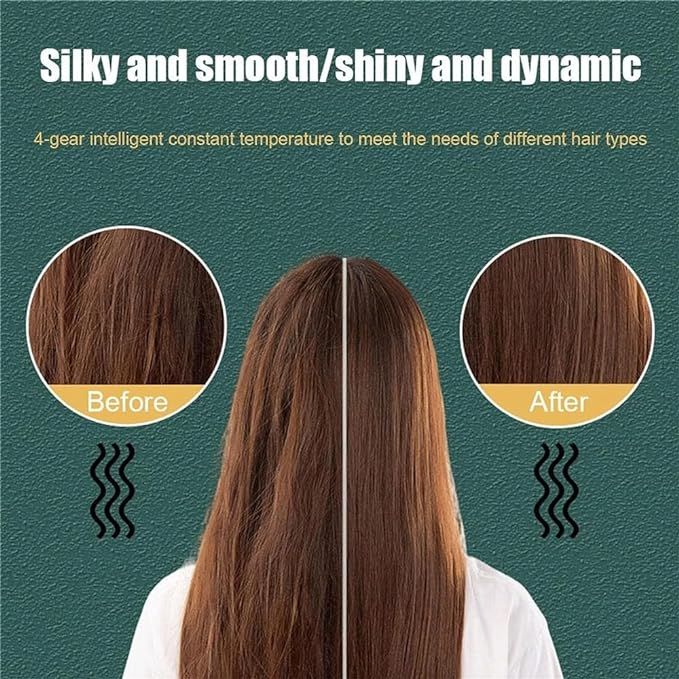 Negative Ion Hair Straightening Comb for Smooth, Frizz-Free Hair