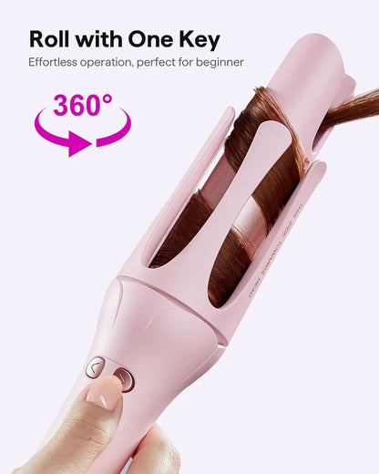 Automatic Rotating Ceramic Hair Curler for Easy, Long-Lasting Curls