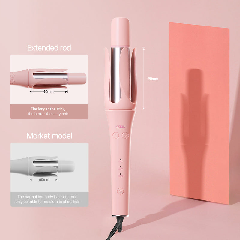 Automatic Rotating Ceramic Hair Curler for Easy, Long-Lasting Curls
