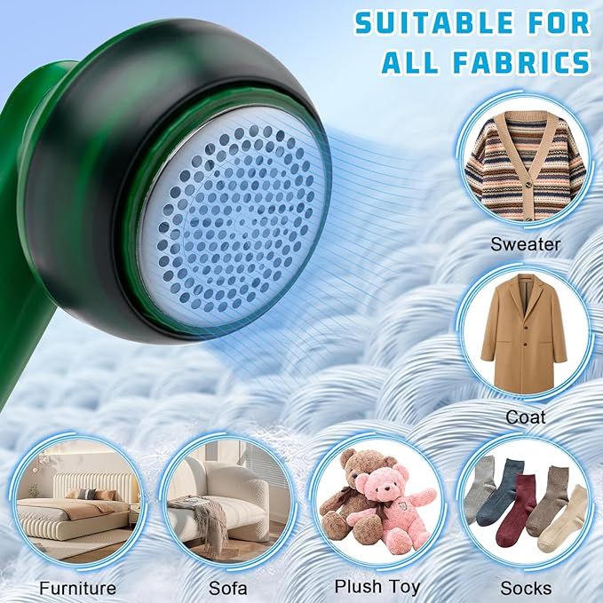 Electric Lint Remover & Fabric Shaver – USB Rechargeable