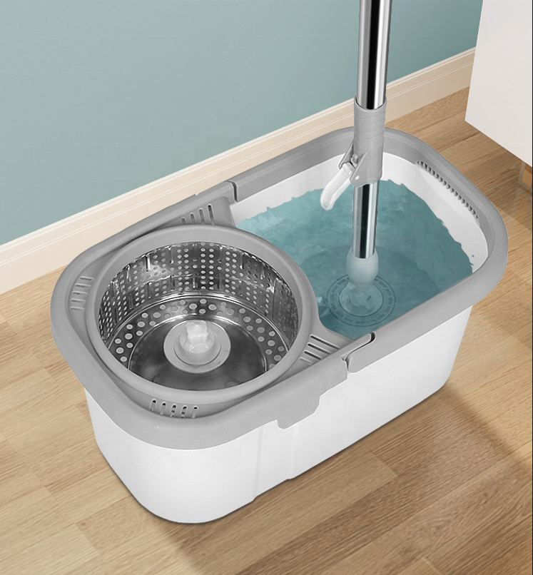 Microfiber Mop &amp; Bucket Set for Easy Floor Cleaning