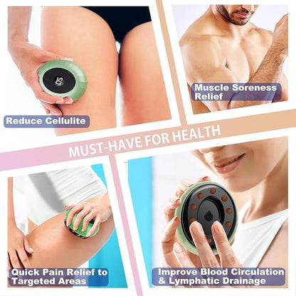5-in-1 Smart Electric Cupping Massager | Vacuum Suction, Heat, Scraping &amp; Stone Therapy