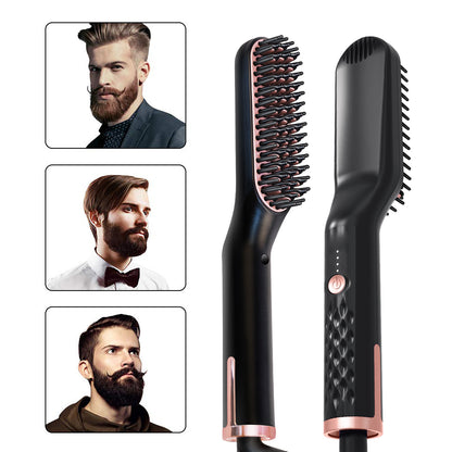 Electric hair straightening comb