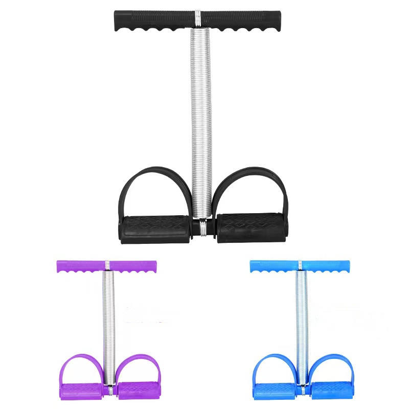 Double Spring Tummy Trimmer &amp; Leg Exerciser with Foot Pedals