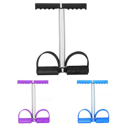 Double Spring Tummy Trimmer &amp; Leg Exerciser with Foot Pedals